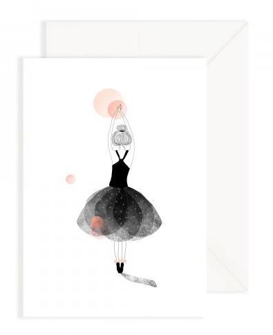 Ballerina - inkl. Kuvert