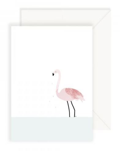 Flamingo - inkl. Kuvert