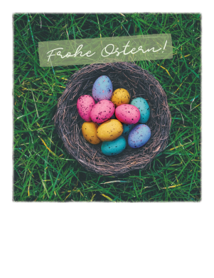 Frohe Ostern! (Osternest)