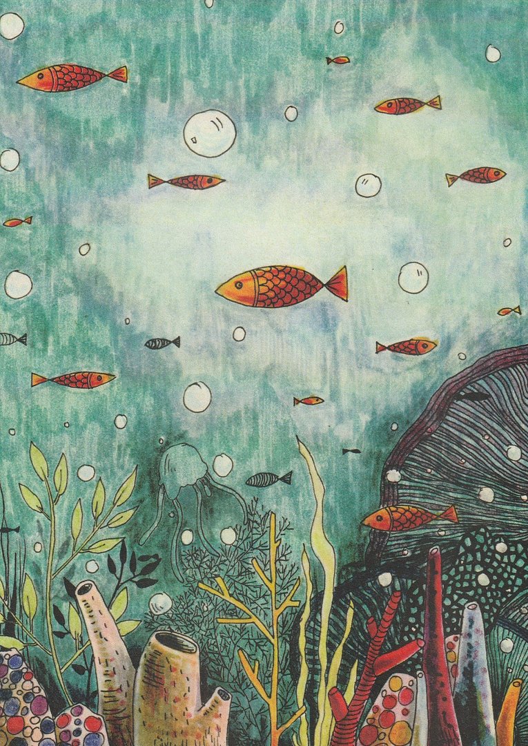 Unterwasserwelt mit Fischen